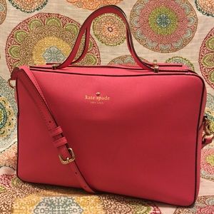 Hot pink structured Kate Spade Bag