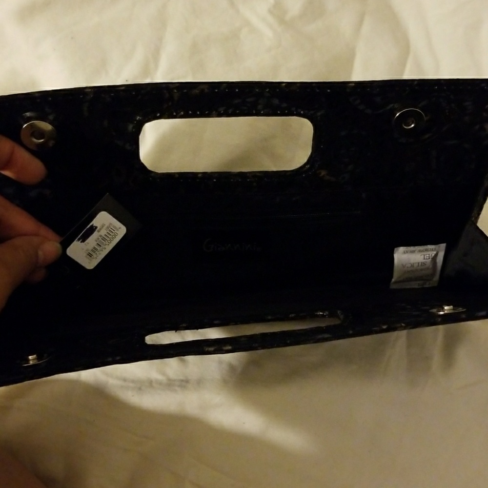 Animal print suede clutch (new w/tags) - Picture 2 of 2
