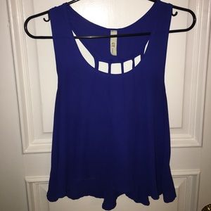 Blue crop top!