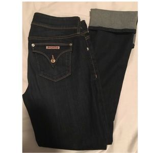 Hudson crop cuff jean size 28