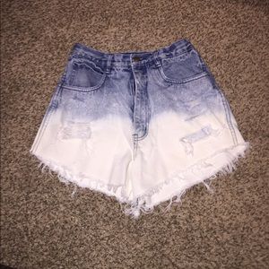 Vintage distressed shorts