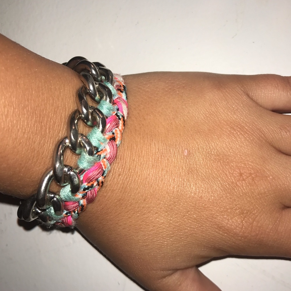 Chain/multicolor bracelet - Picture 2 of 3