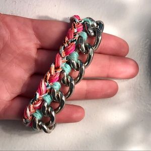 Chain/multicolor bracelet