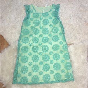 Cherokee turquoise/green dress