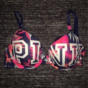VS Pink 36b Wear Everywhere Push-up Bra