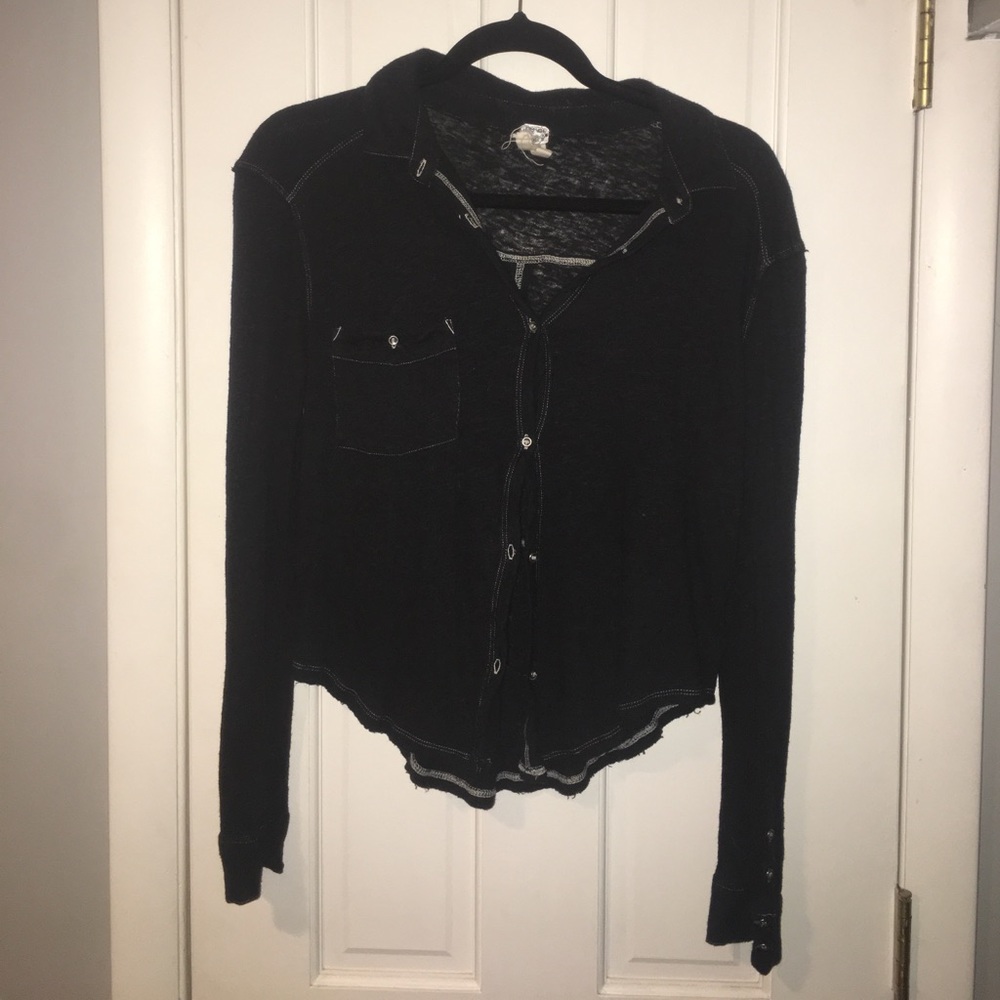 Free people button down shirt