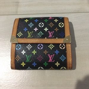 Authentic Louis Vuitton multicolor wallet