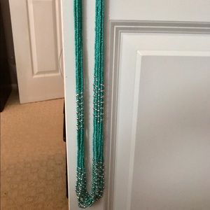Turquoise beaded necklace