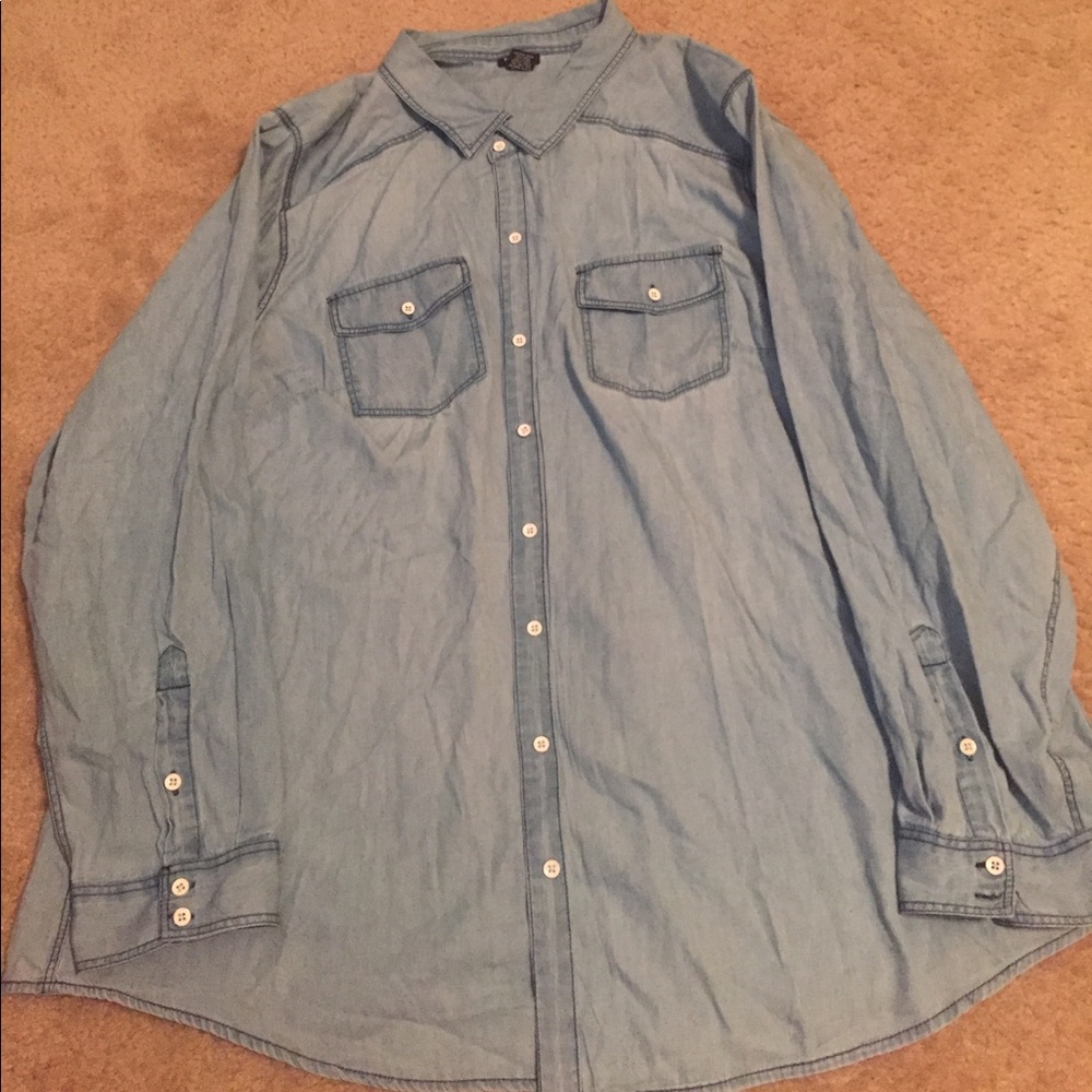 Torrid 4 Chambray Shirt denim