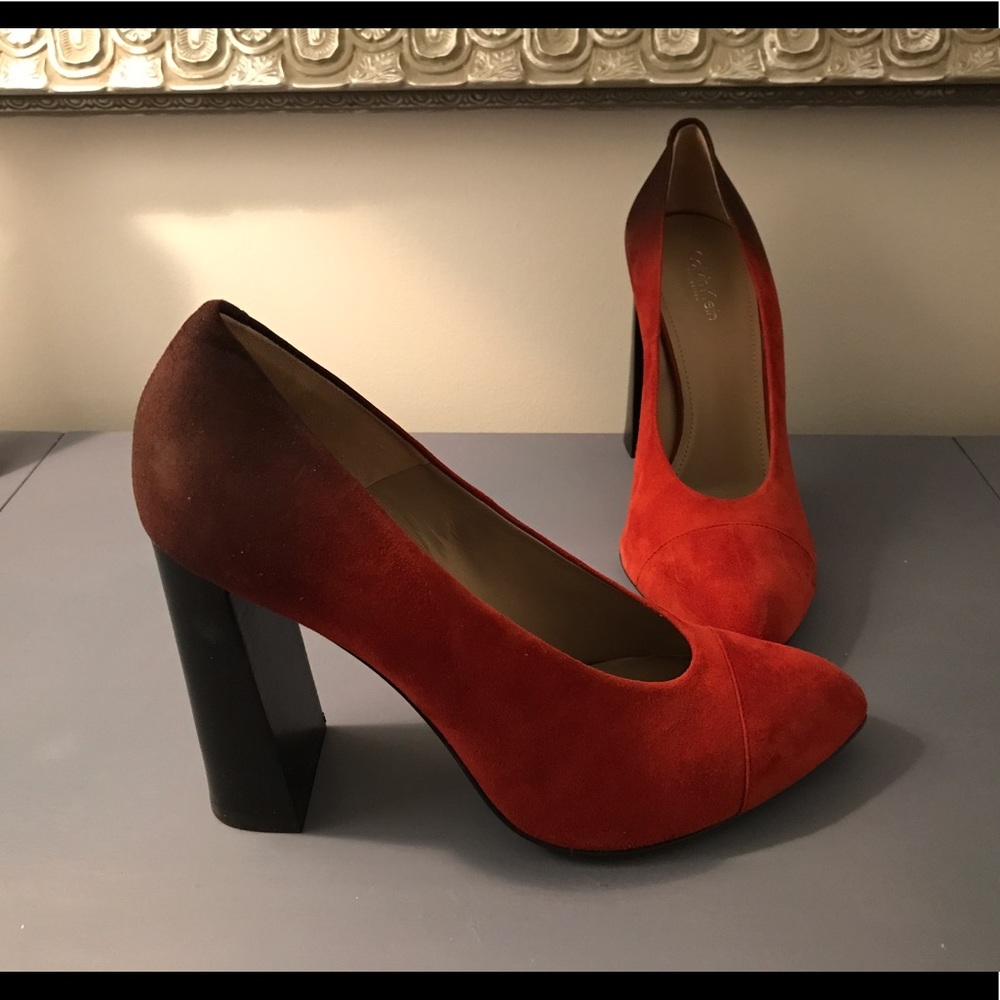 Calvin Klein Collection Block Heel