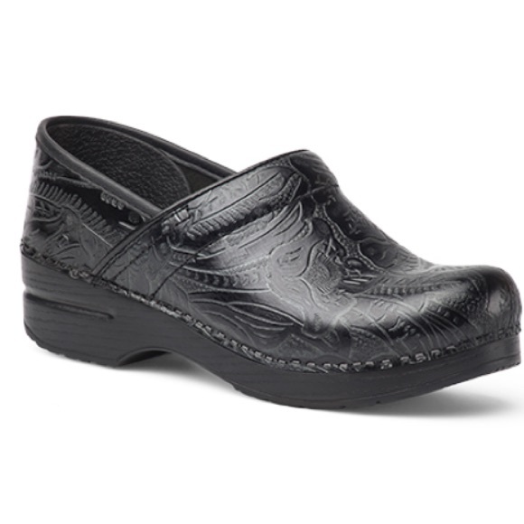 Dansko Shoes Black Tooled Dansko Shoes Black Tooled