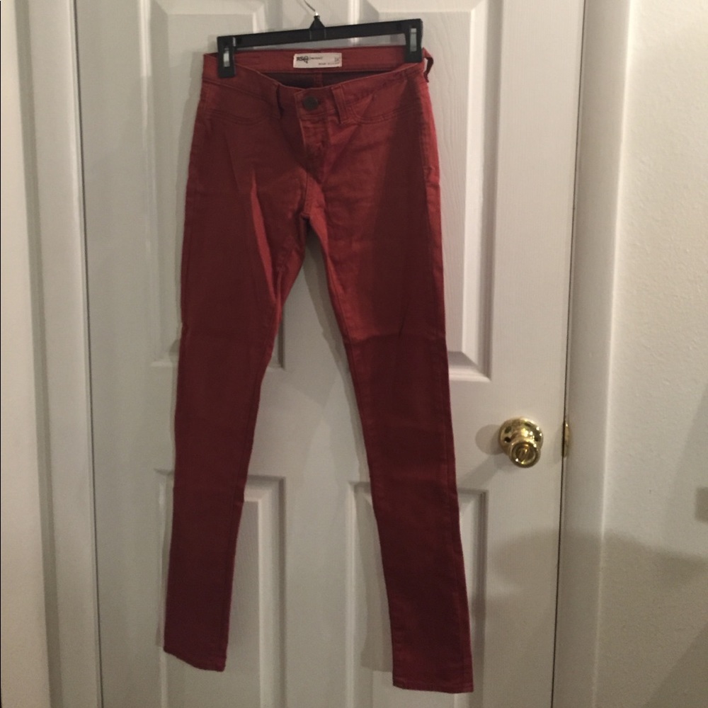 Rusted brown jegging