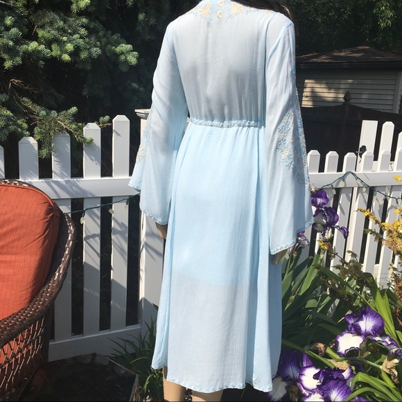 BABY BLUE EMBROIDERED DRESS 1 left - Picture 7 of 7