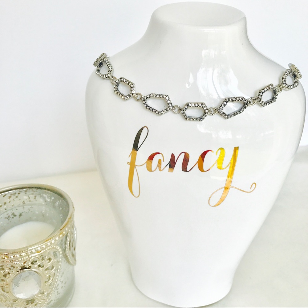 Rhinestone Choker Necklace