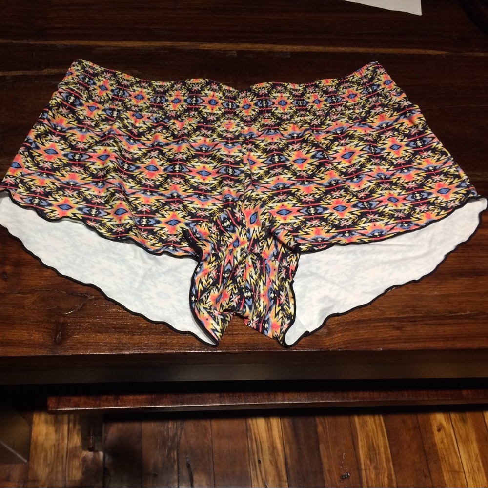 Billabong multi colored volley shorts