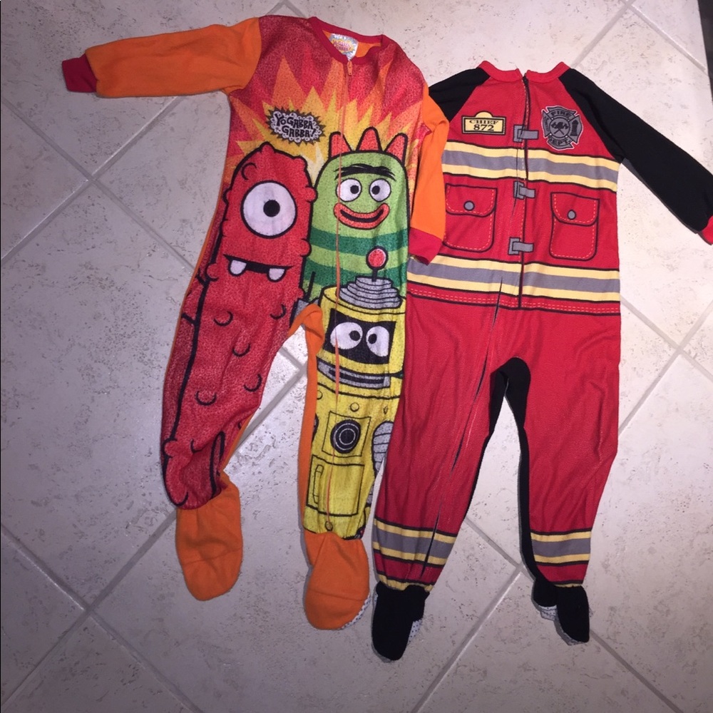 2 Toddler One Piece Pijamas