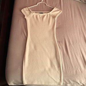 All white cotton dress