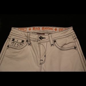 Rock Revival Skinny Jeans White size 29
