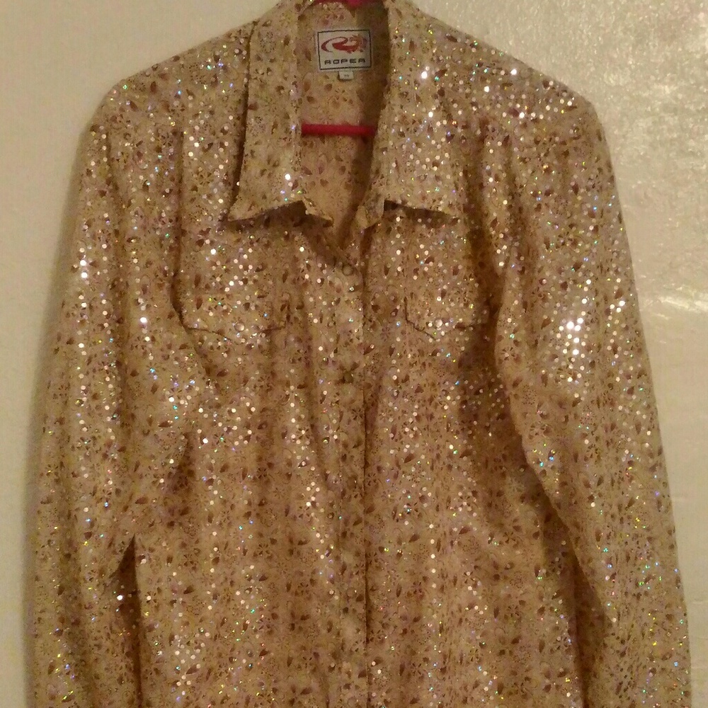 Dressy ladies western shirt