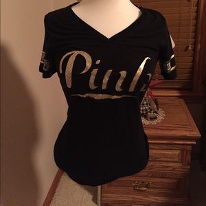 Pink V-neck