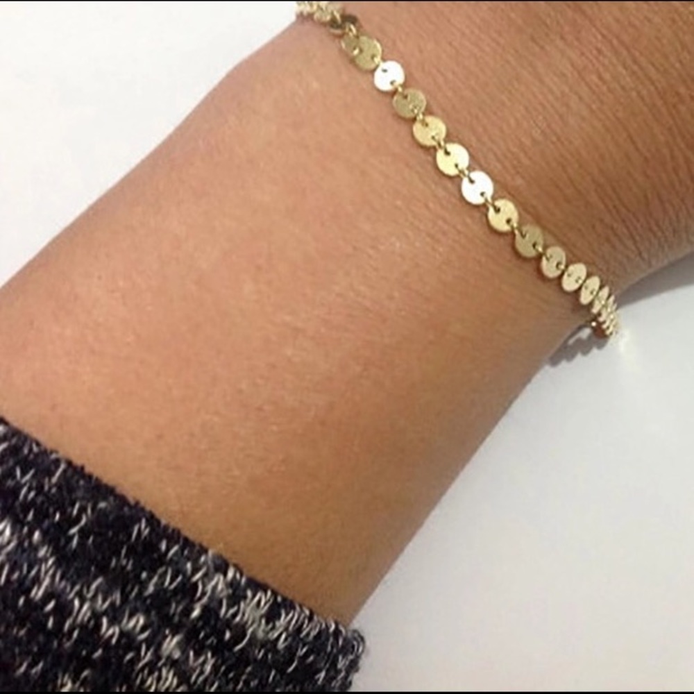 Dainty Coin Bracelet - Picture 2 of 2