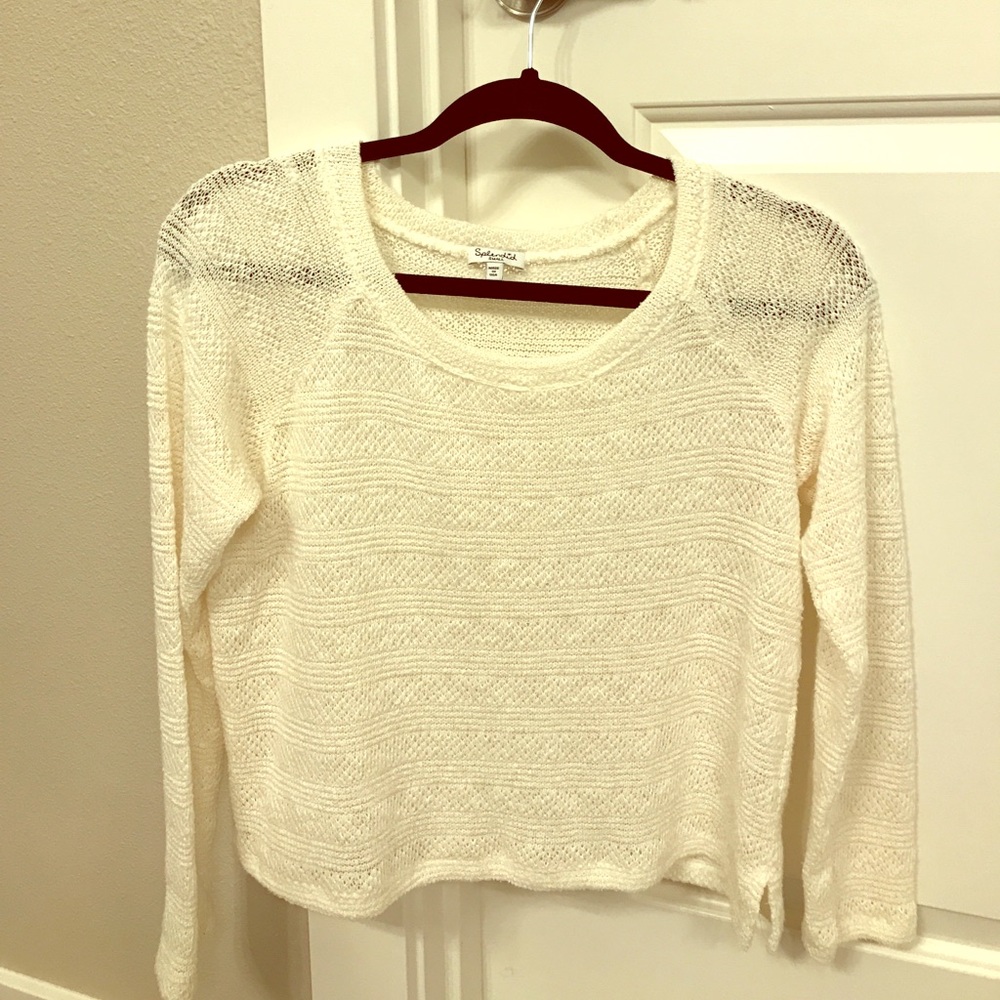 Cropped cream Splendid sweater
