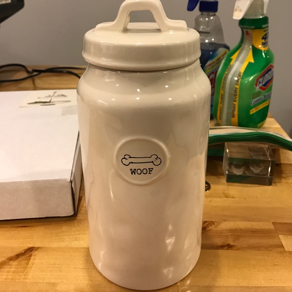 Rae Dunn dog canister