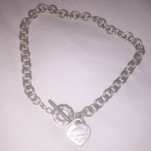 Tiffany & Co. Heart Tag Toggle Necklace