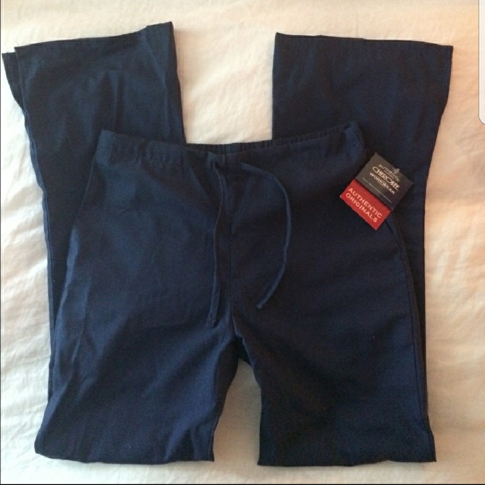Cherokee WorkWear scrub pants. Size XXS. Navy Blue