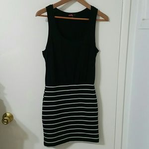 Forever 21 mixed media bodycon dress