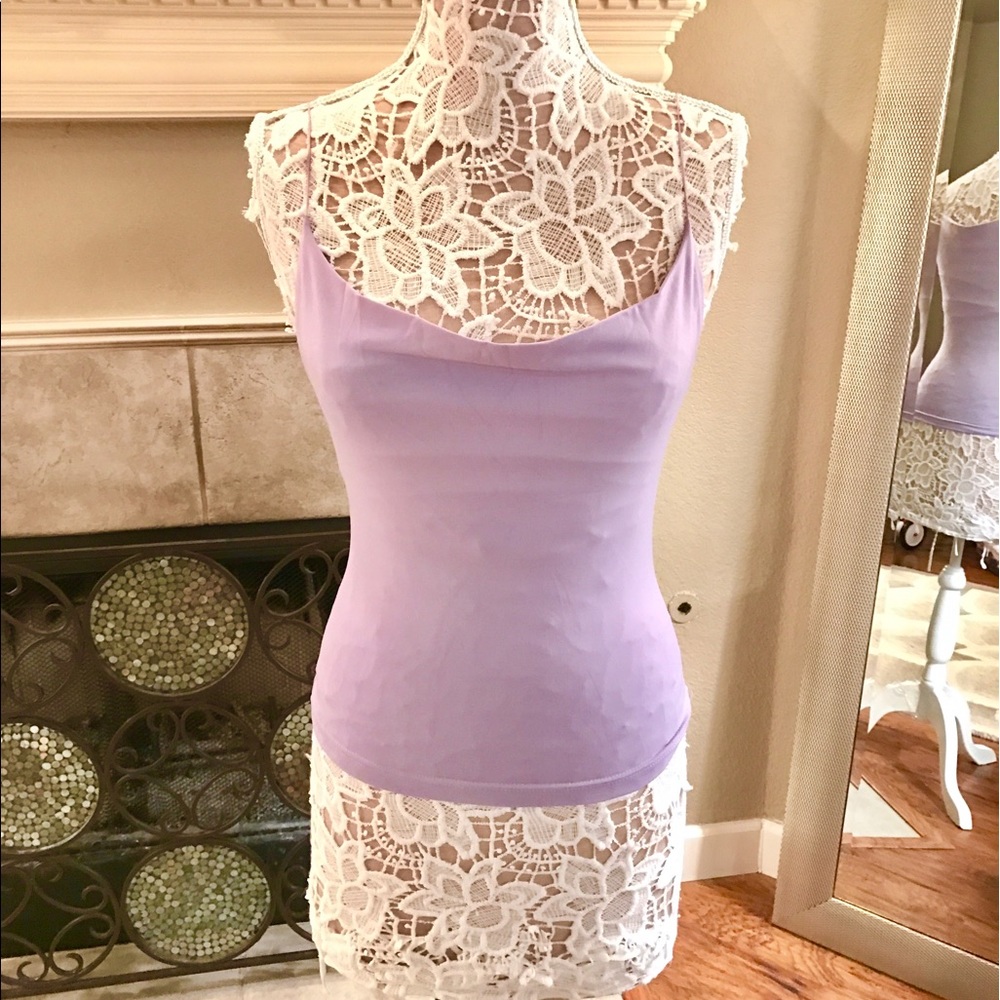 Rampage strappy purple blouse