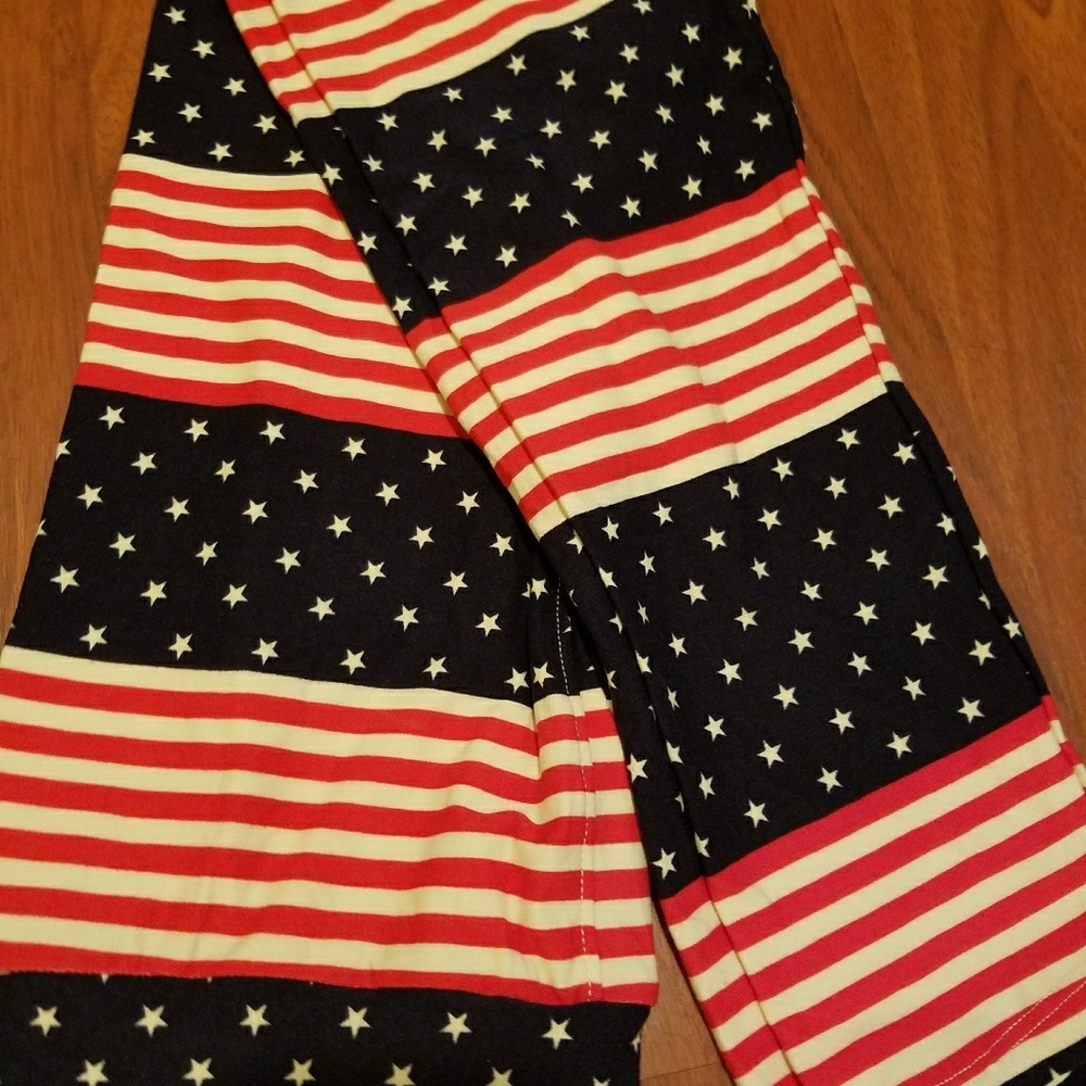 OS LuLaRoe Americana leggings! American flag