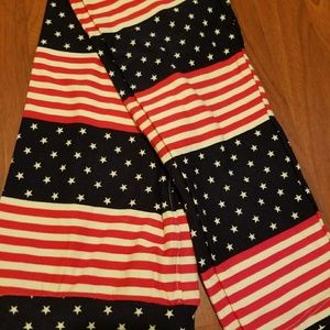 OS LuLaRoe Americana leggings! American flag
