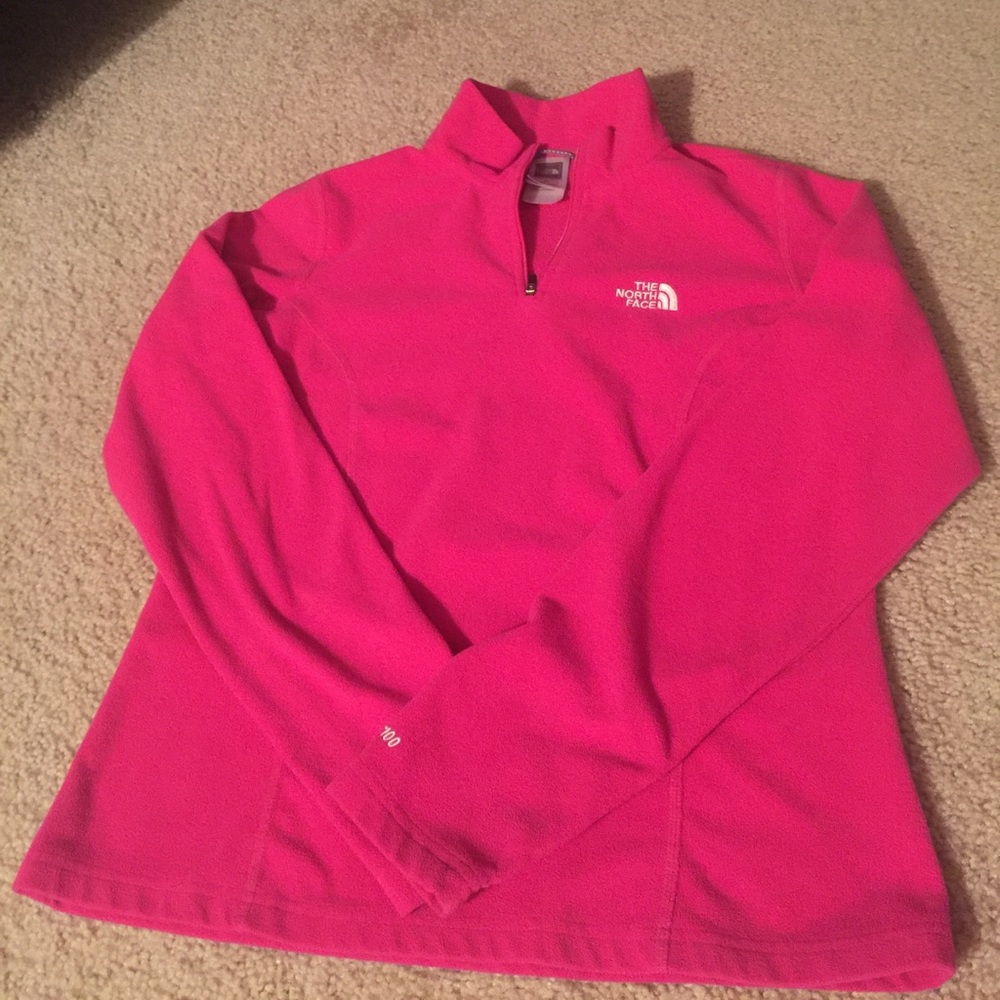 Long sleeve fleece north face pullover