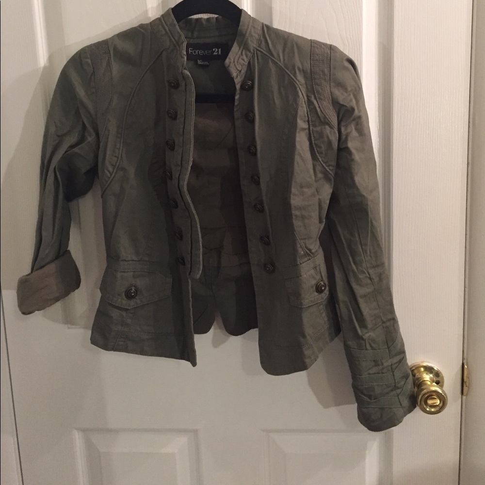 Army green jacket