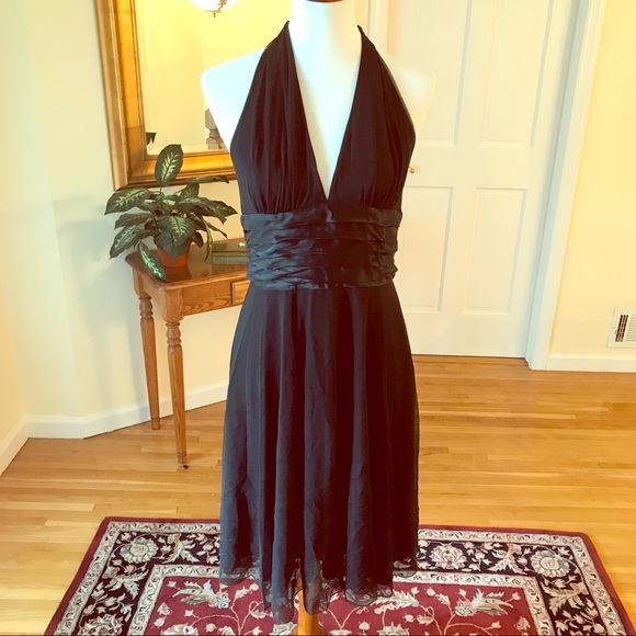 Black halter dress Size 10 and 8 available. - Picture 1 of 6