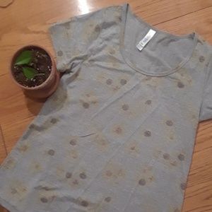 Sunflower Print Classic Tee