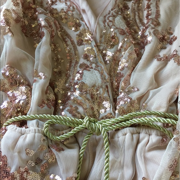 🔥Holiday bling fancy Sequined Mesh Romper shorts - Picture 4 of 6