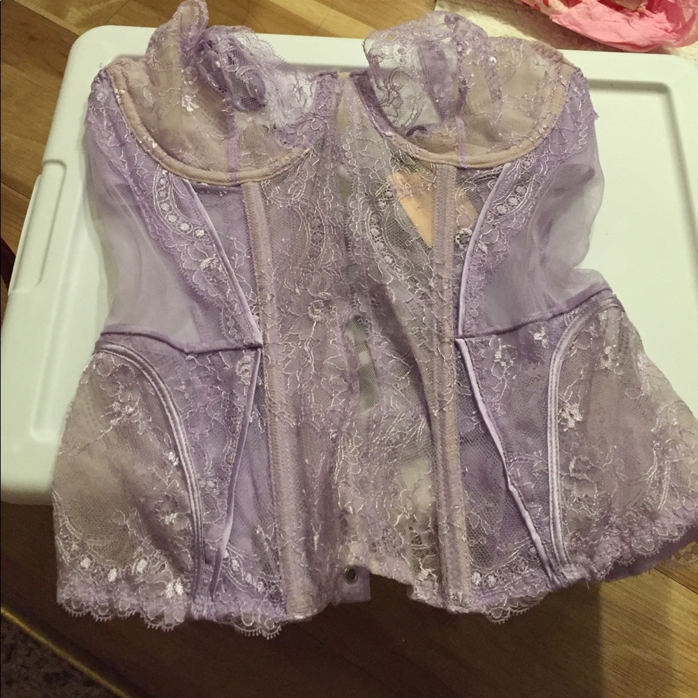 NWT VS lace-up corset lingerie