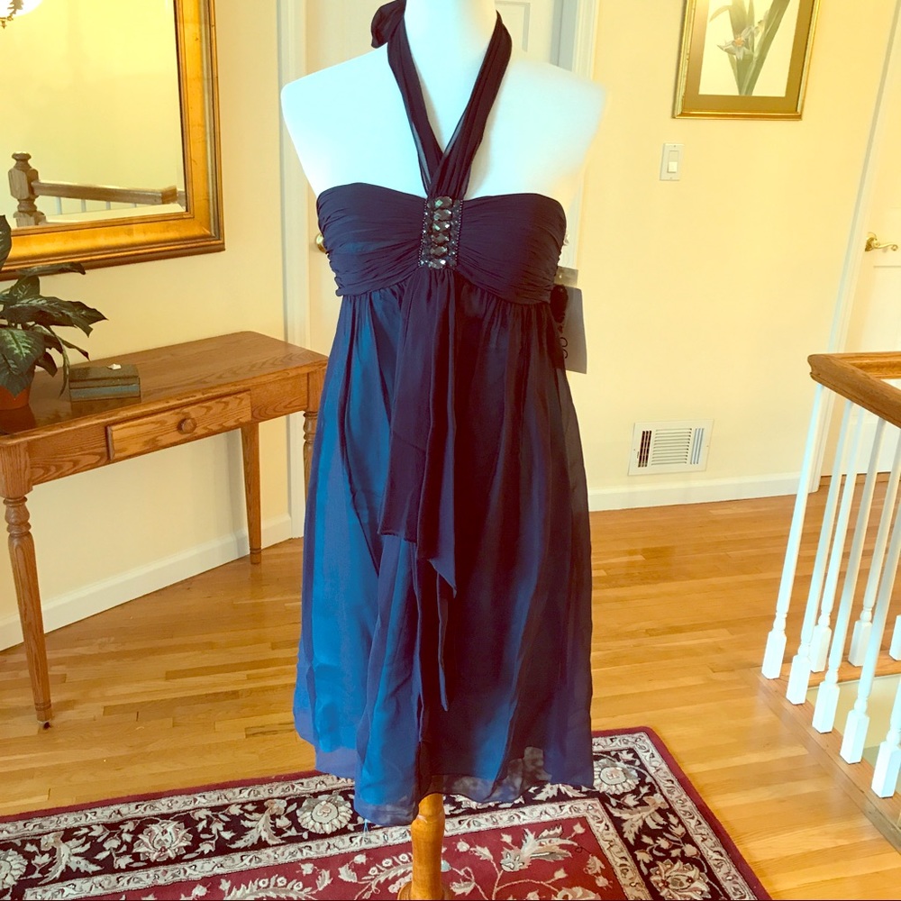 Brand new summer dress. Navy size 4