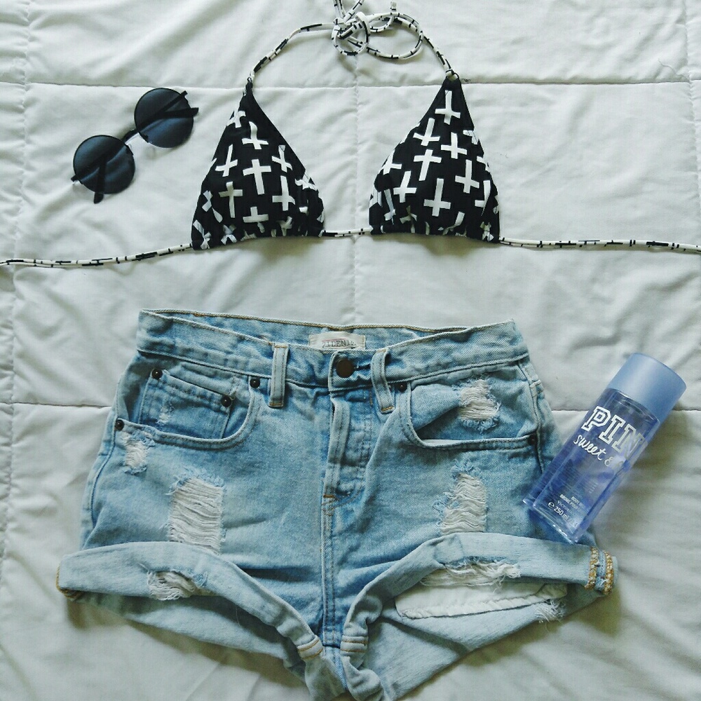 ☀F21 cross bikini top☀