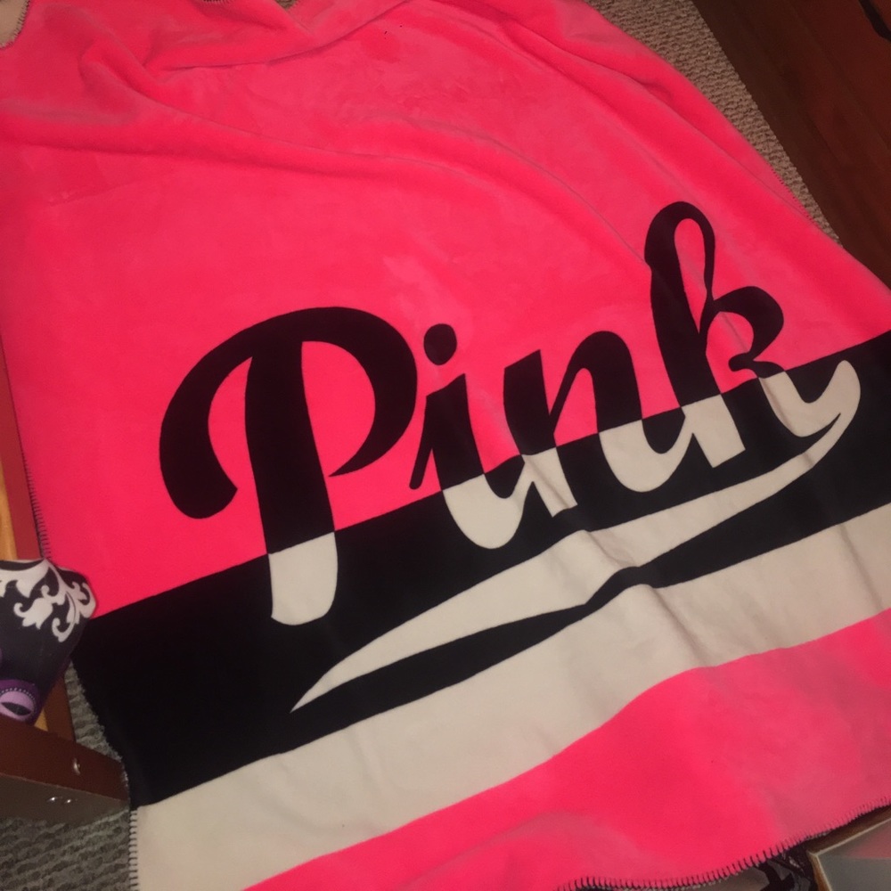 Pink Sherpa blanket