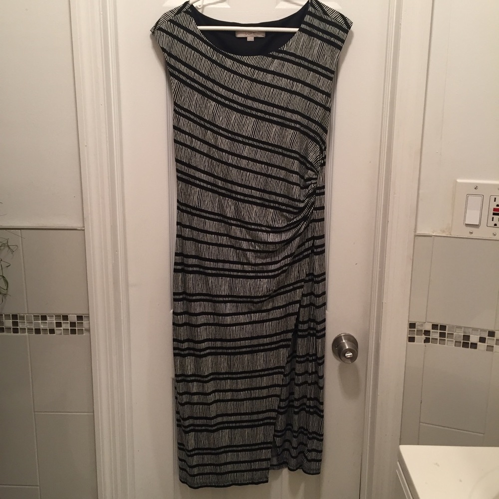 Black and White Ann Taylor Loft Dress