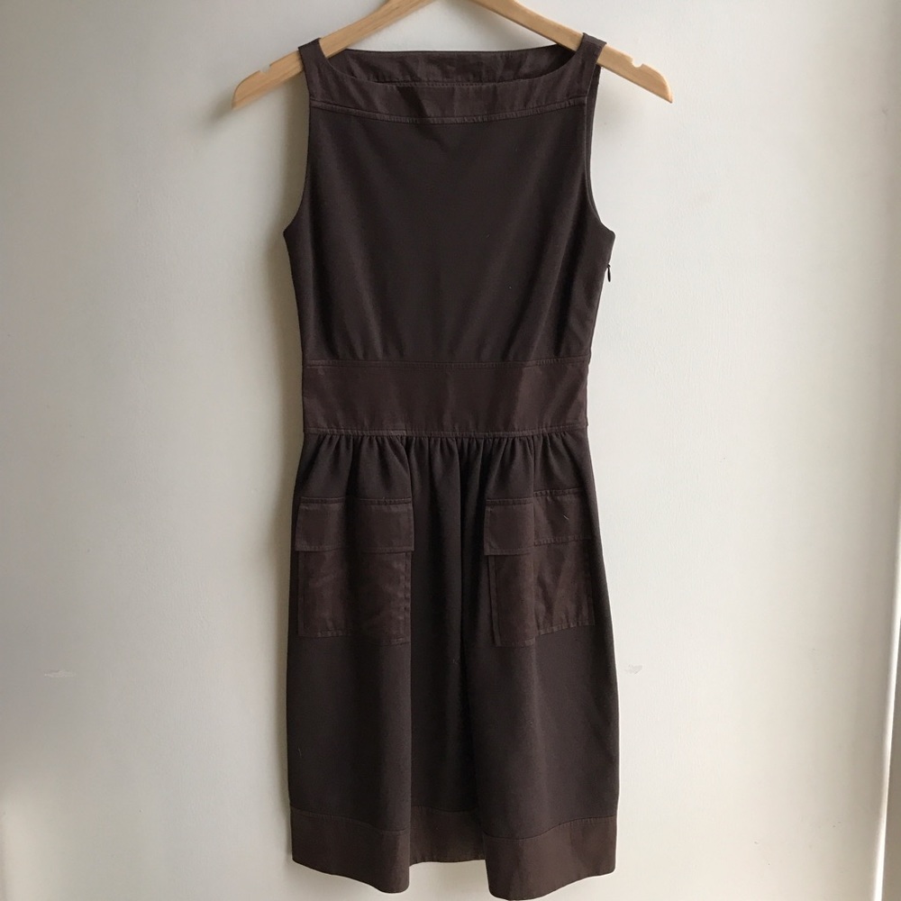 DVF sleeveless work dress