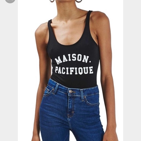 Topshop PETITE Tops - 🆕 Topshop Maison Pacifique bodysuit