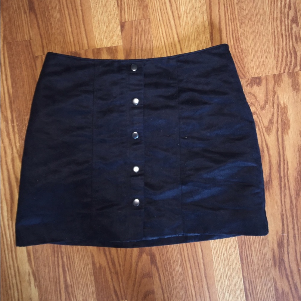 Suede Skirt