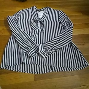 NWT H&M Striped Blouse