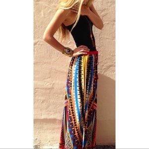 Tribal Maxi Skirt