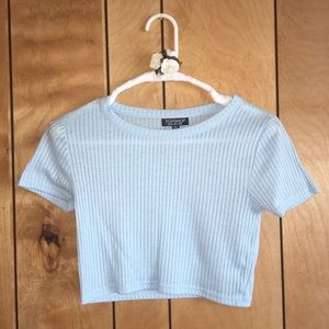 Light blue TopShop Crop Top