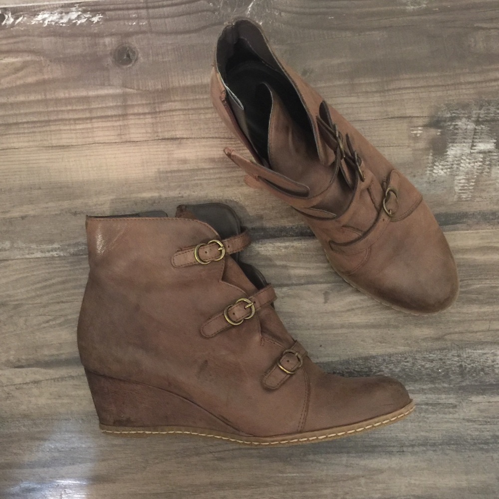 Franco sarto leather booties